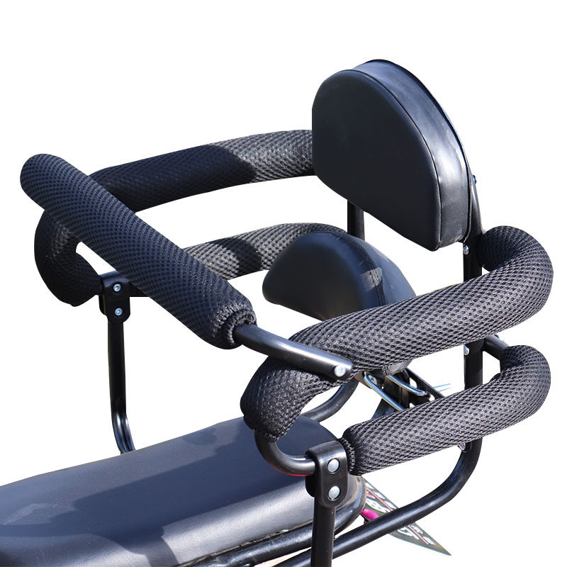 电动车儿童座椅后置围栏电瓶车电车自行车学生宝宝小孩车坐椅后座