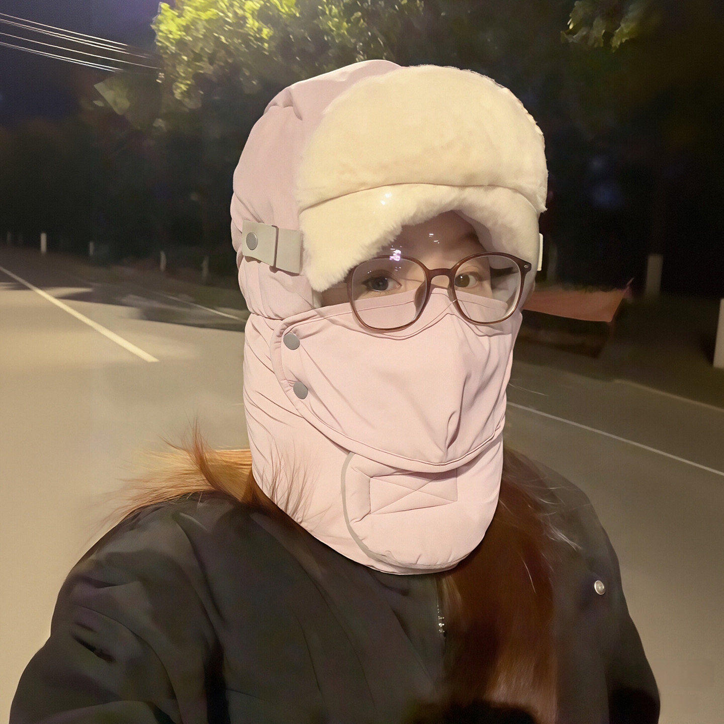 雷锋帽男女冬季加厚保暖防