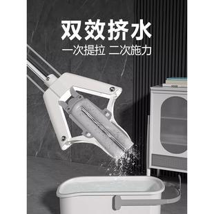 一键换头海绵拖把免手洗吸水拖布家用大号挤水胶棉泡沫瓷砖地板拖