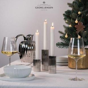 Jensen乔治杰生烛台北欧轻奢浪漫烛光晚餐家用摆件乔迁礼物 Georg