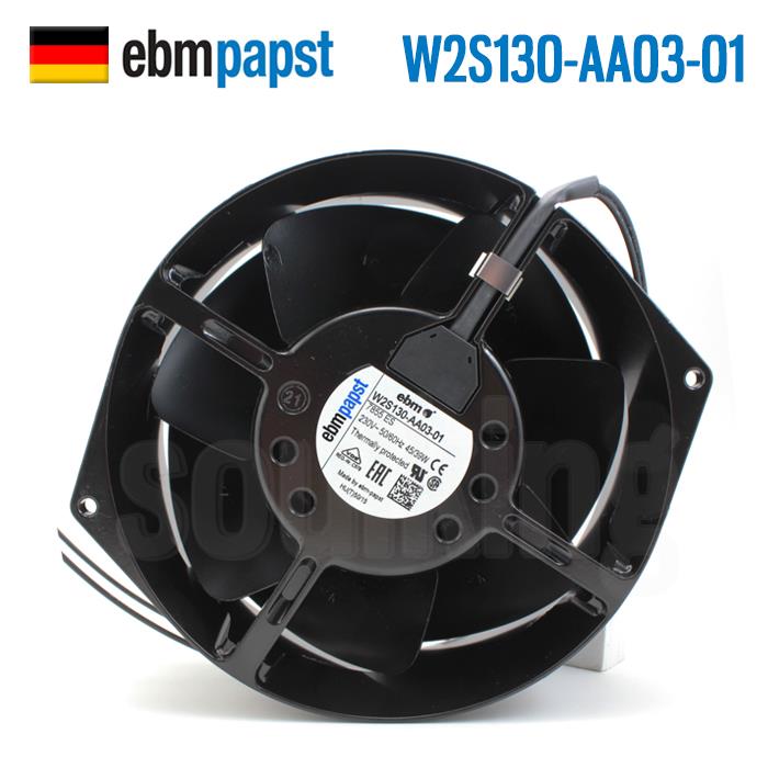 ebmpapst W2S130-AA03-01(M2S052-CA)230V 45W 7855ES散热风机