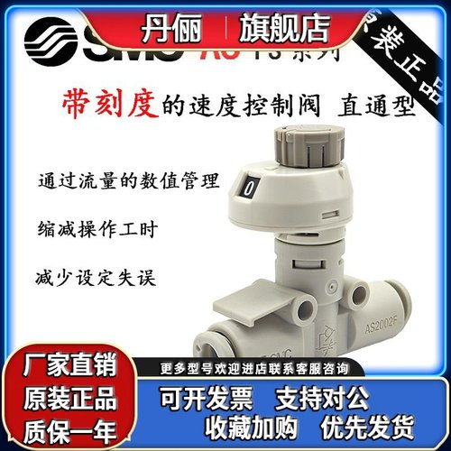 SMC带刻度AS1002FS-04A AS2002FS-06A AS3002FS/2052FS-08/10/12A