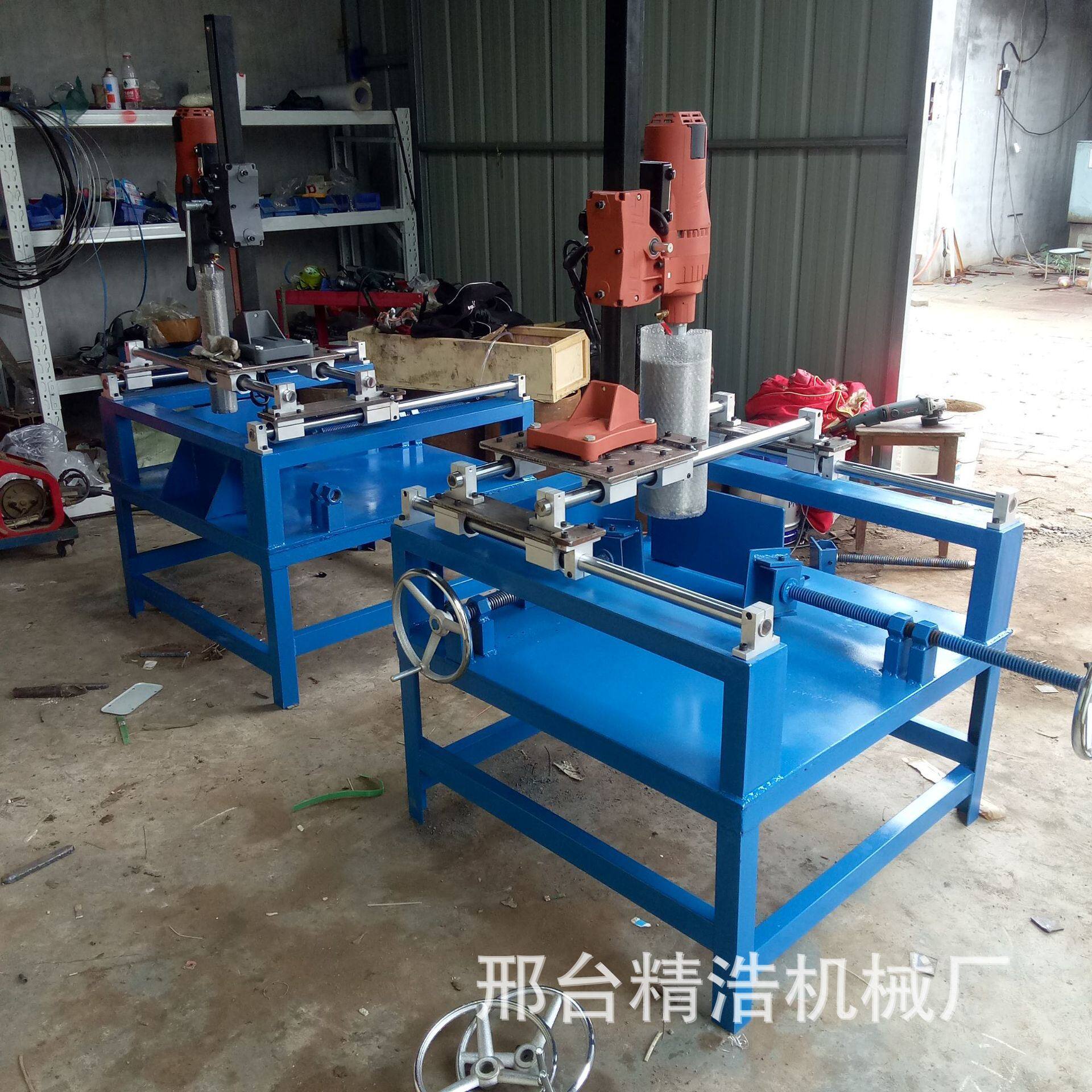 石材鹅卵石钻孔机大功率 水台钻石头花盆制作工具石材打孔机