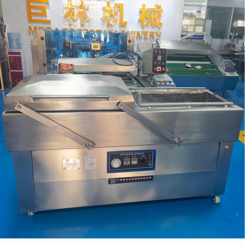 供腊肠包真包装机 空食品自动真空装机 自动应翻盖真空机