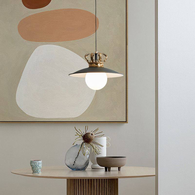 设计师餐厅吊灯创意个性艺术皇冠飞碟灯简约现代吧台灯饭厅餐桌灯,家装灯饰光源,客厅吊灯,淘宝优惠券,粉丝福利购,淘宝优惠卷