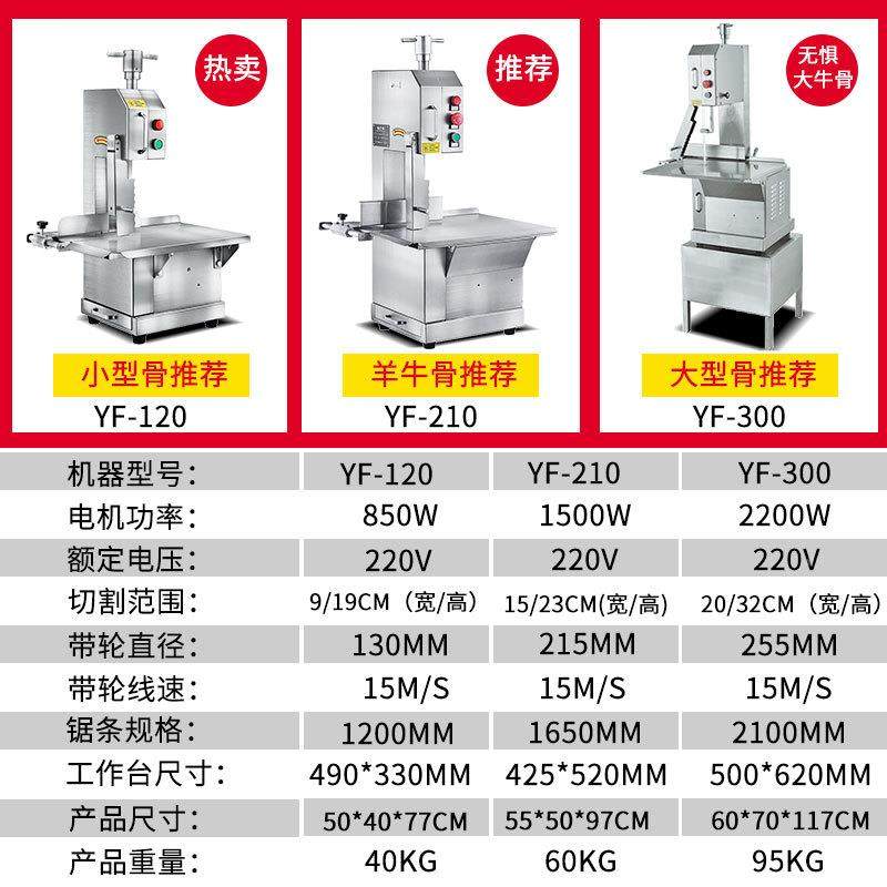 不钢锯机634商用台锈式电动切割切骨块排骨猪蹄冻肉剁骨设机切骨,五金/工具,其他机械五金,淘宝优惠券,粉丝福利购,淘宝优惠卷