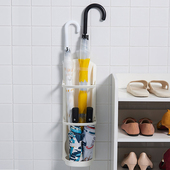 壁挂雨伞收纳架家用北欧免打孔放伞置物架雨伞架安装 入户门口伞桶