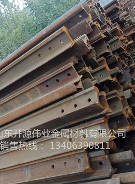 50kg旧钢轨38kg 43kg再用轨60kg旧轨配件枕木大量现货U71MN材质