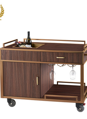 广州南方酒店自助餐厅高级酒楼婚姻不锈钢送餐车酒水车C-107A/B/C