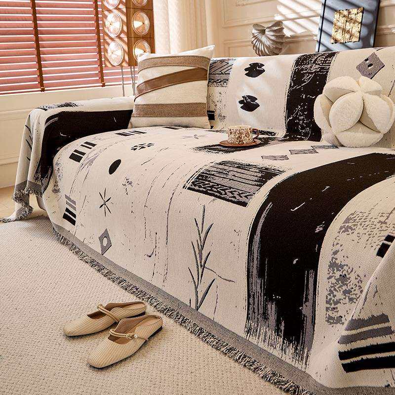 沙发盖布四季通用2026新款沙发套罩全包皮布一整张全盖沙发巾盖毯