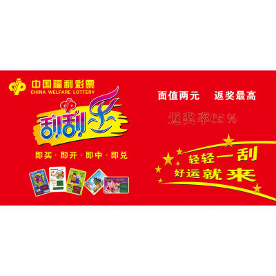 刮刮乐海报福利彩票店投注站用品竞彩宣传资料体彩彩票走势图贴