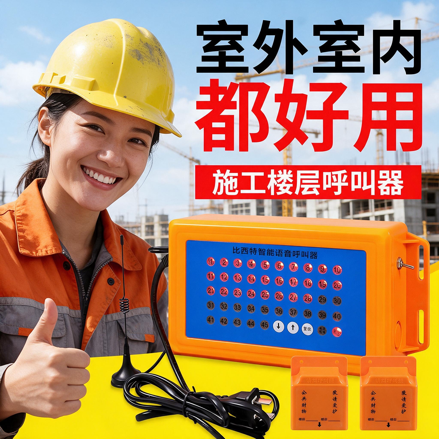 人货电梯施工电梯楼层呼叫器