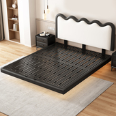 铁艺悬浮床现代简约悬空铁架床出租房小户型单人床加粗加厚双人床