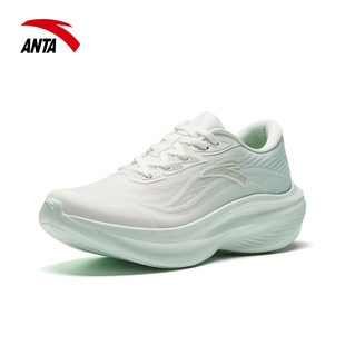 安踏女鞋运动鞋2026新款冬季网面透气减震初中生青少年叶子7跑鞋