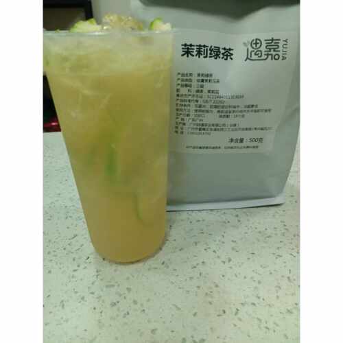 新疆包邮喆道茉莉绿茶叶散茶500G 奶茶饮品用茉香奶绿柠檬茶饮原