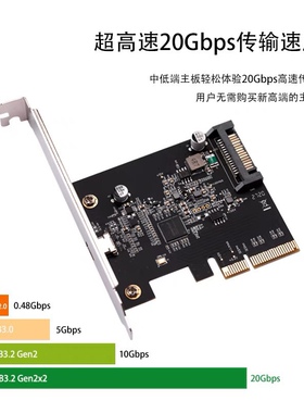 PCIE转TYPE-C GEN2X2