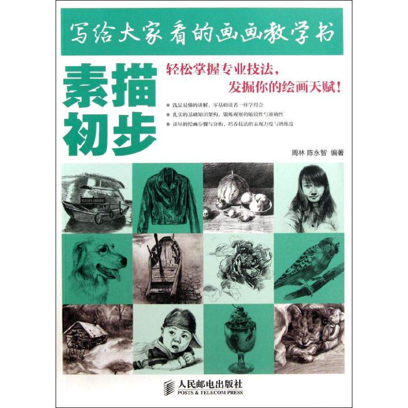 正版写给大家看的画画教学书:素描初步
