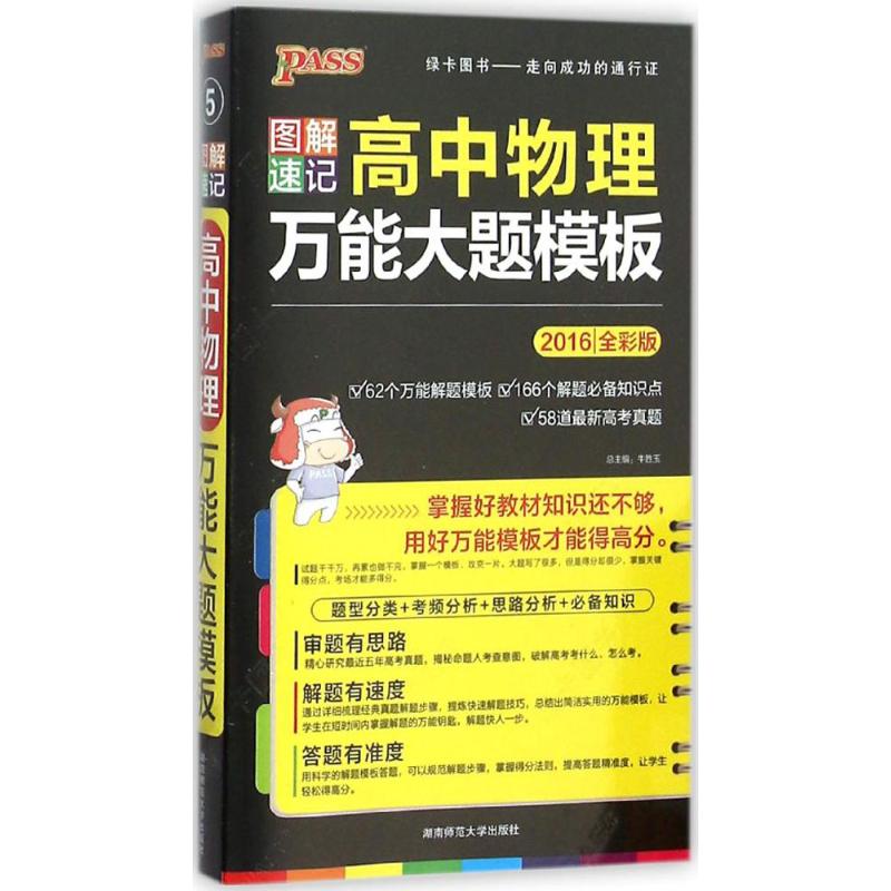 正版图解速记高中物理大题模板