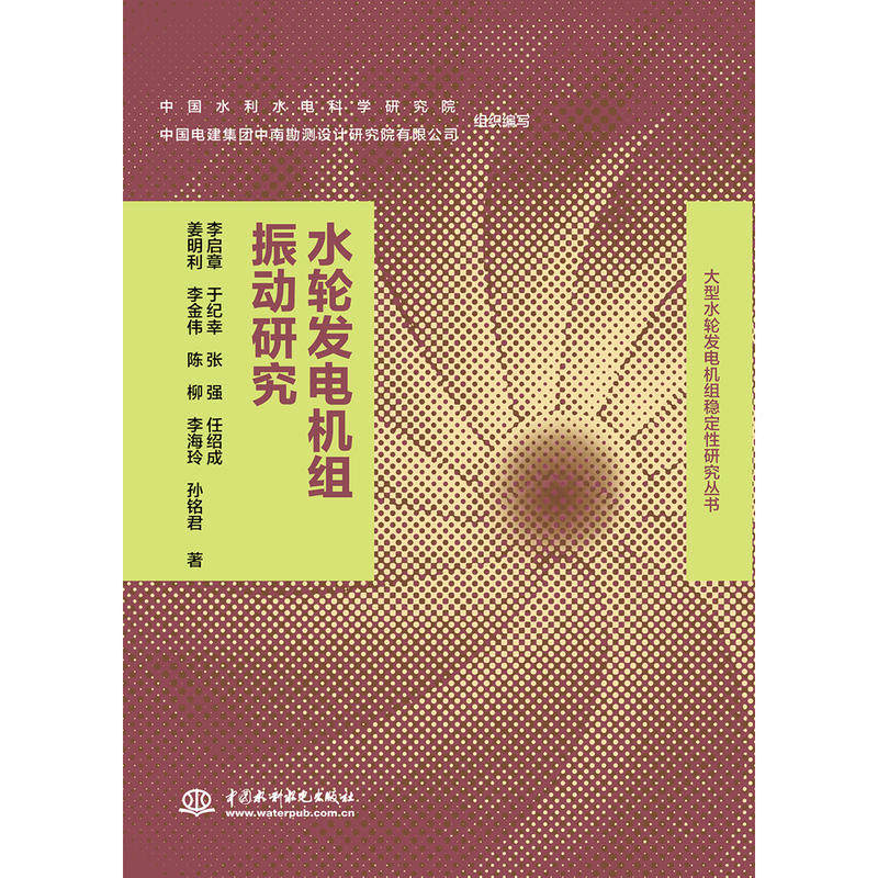 正版水轮发电机组振动研究/大型水轮发电机组稳定研究丛书