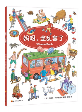 正版Wimmel buch小汽车图画书：妈呀，全乱套了 [3-6岁]