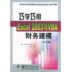 正版巧学巧用Excel2003与VBA财务建模（中文版）