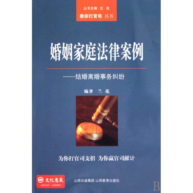 正版婚姻家庭法律案例--结婚离婚事务纠纷/教你打官司丛书