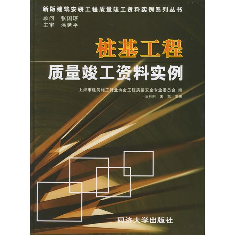 正版桩基工程质量竣工资料实例——新版建筑安装工程质量竣工资料实例系列丛书