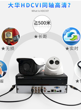 新五网通单盘8路同轴硬盘录像机DH-HCVR7108HS-V5代7108HS-V4