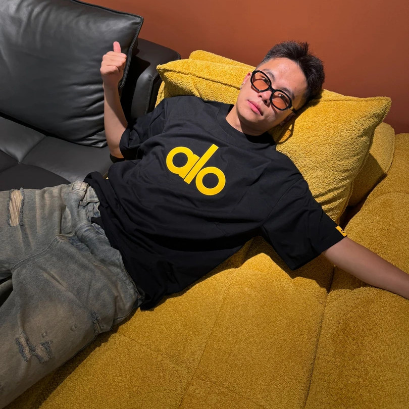 alo fite官方夏季纯棉青少年印花短袖T恤男女情侣装百搭时尚上衣