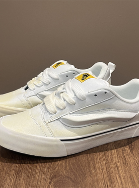 运动 Knu skool白色做旧脏脏鞋复古板鞋美式街头胖胖面包休闲
