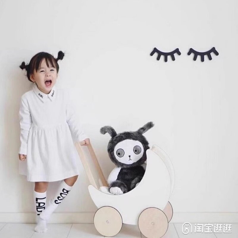 儿童手推车婴幼儿学步车购物车防侧翻过家家收纳小推车学走路玩具