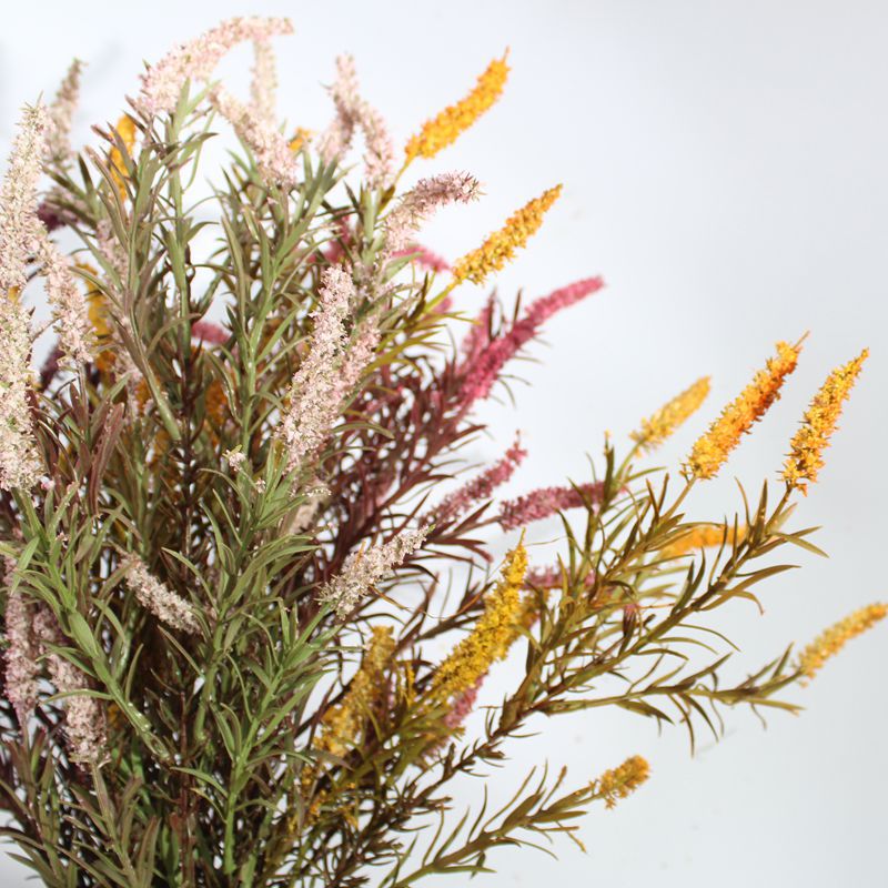 欧式小清新鼠尾草仿真花样板间装饰家居客厅餐桌花艺摆设假花摆件