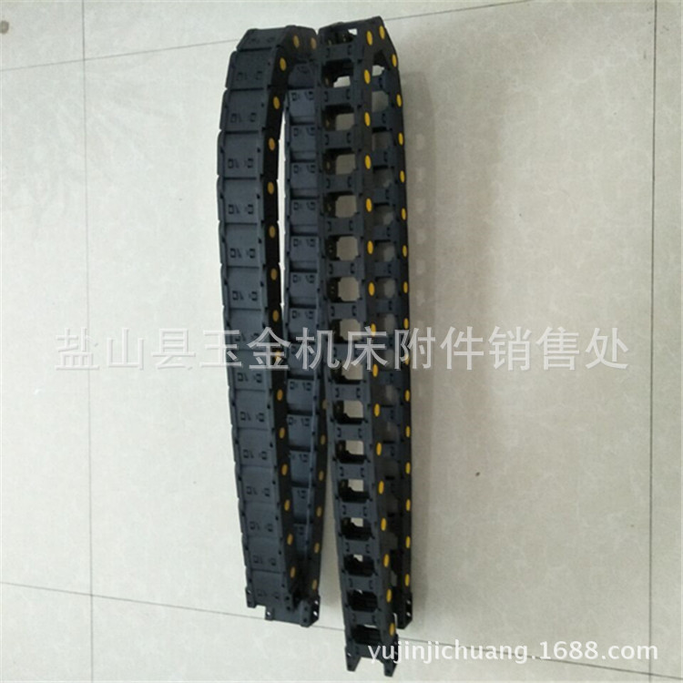 一米起批桥式/全封闭抗拉工程塑料拖链穿线机床尼龙拖链厂家现货