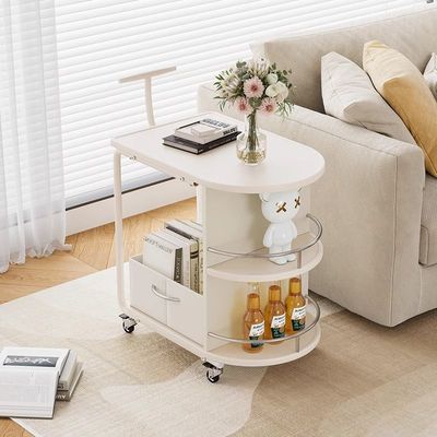 法式边几轻奢高级感客厅小推车可移动茶几创意床头桌子沙发侧边柜