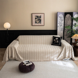 雪尼尔新款全包沙发盖布巾四季通用沙发垫子沙发套罩高级感全盖毯