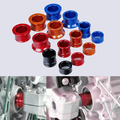 摩托车CR CRF125R 250R 250X 450R 450X轮毂前后CNC轴套隔套