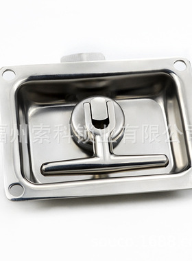 面板锁工程机械车 304不锈钢发电机组锁 工业设备蒸柜平面锁MS108
