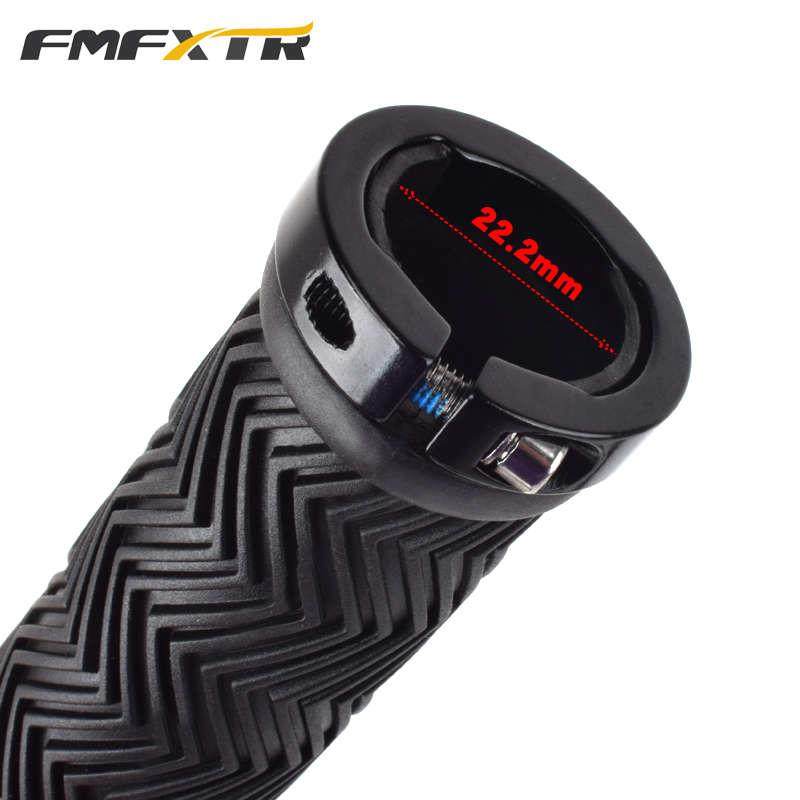 广东产波浪纹自行车把套真橡胶登山车手握M把套铝双锁死防滑把手