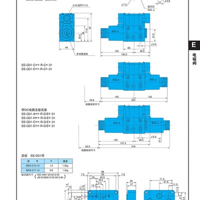 不二越NACHI电磁i阀SA SS-G01-C6-FR-D2-31 C230 C115 G03 J22