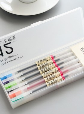 12 pcsc/lot Japanese Style Colored Gel Pen with Memo Pads Se