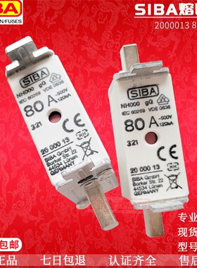2000013 NH000 5m00V 32A 35A 40A 50A 63A 80A 100A gg熔断器SIB