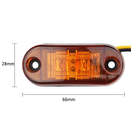 10PCS  Warning Light LED Diode Light OvKal Clearance Trailer