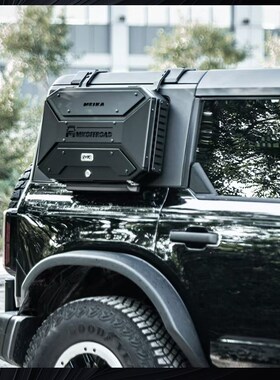 适用22-2d5款福特国产烈马Bronco改装MK侧窗机甲挂板后车窗小书包