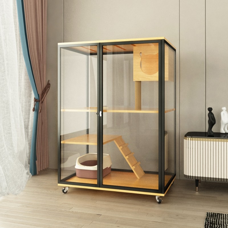 推荐家用猫笼子别墅全景展示柜子定制玻璃不占地R猫房宠物店猫窝,宠物/宠物食品及用品,猫笼子/猫别墅,淘宝优惠券,粉丝福利购,淘宝优惠卷