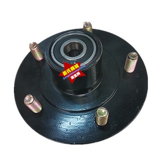 电动三轮车前轮毂大江 大泰拉货载重车6304轴P承5孔钢圈互换鼓配