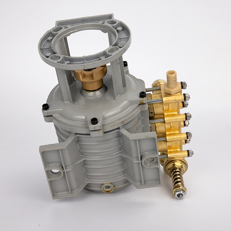 220v高压清洗机28p0型380洗车机洗车泵维修配件铜泵头刷车器总成