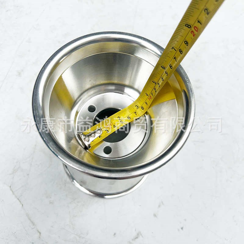 四轮场地漂移卡丁车摩托车配件 11AX7.10-5寸后三孔实心铝轮毂轮