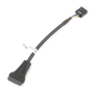 19针usb3.0 19针转9针 20pin转9针 USB3.0转USB2.0 20PIN排线