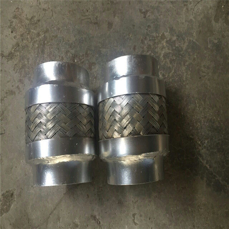 直销304不锈钢法兰金属编制软管 非标定制软链接蒸汽化工管道水油