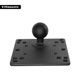 1.5寸球头农机车载电脑支架工业三防平板VESA100 100孔位方形底座